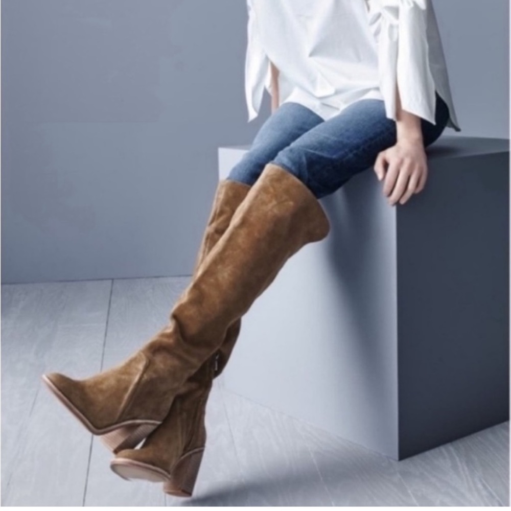 Over the Knee Brown Vince Camuto Boots Size 5